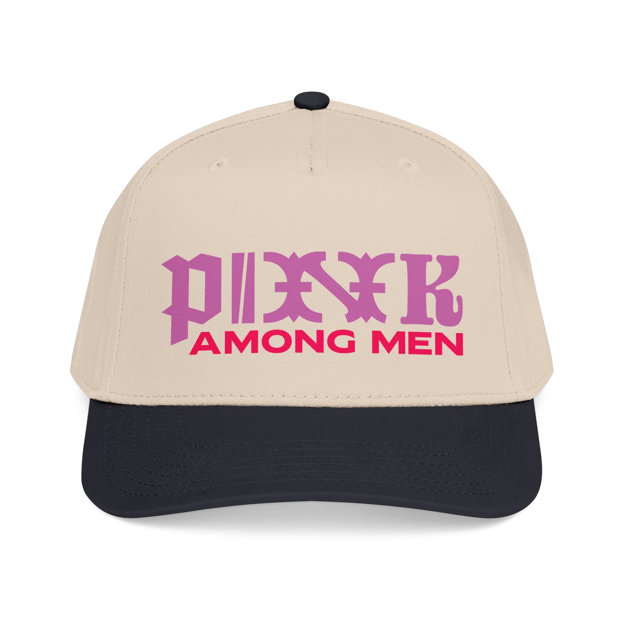 Baseball Cap — “Pink Among Men” Retro Logo Hat