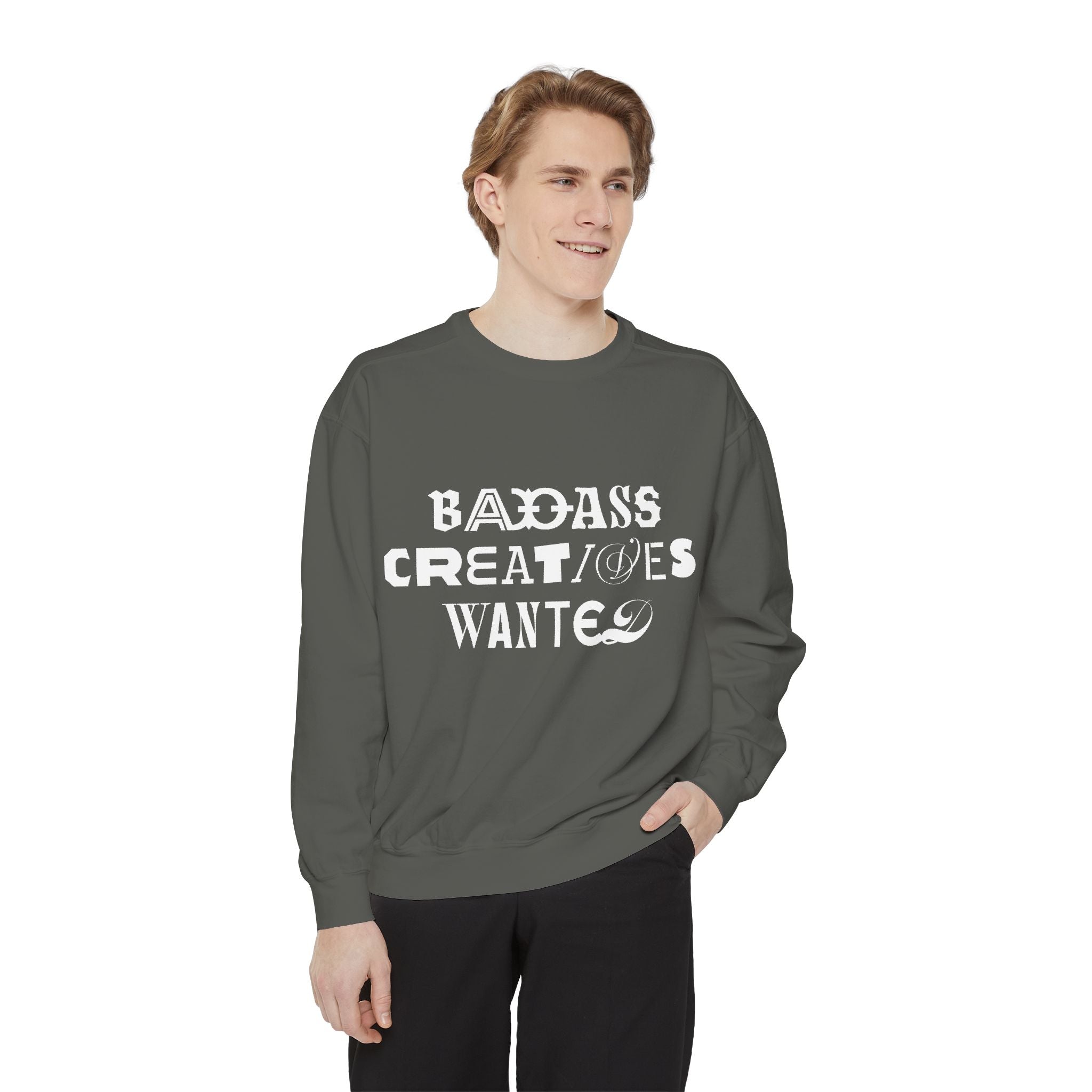 "Badass Creatives Wanted" - Classic Crewneck Pullover