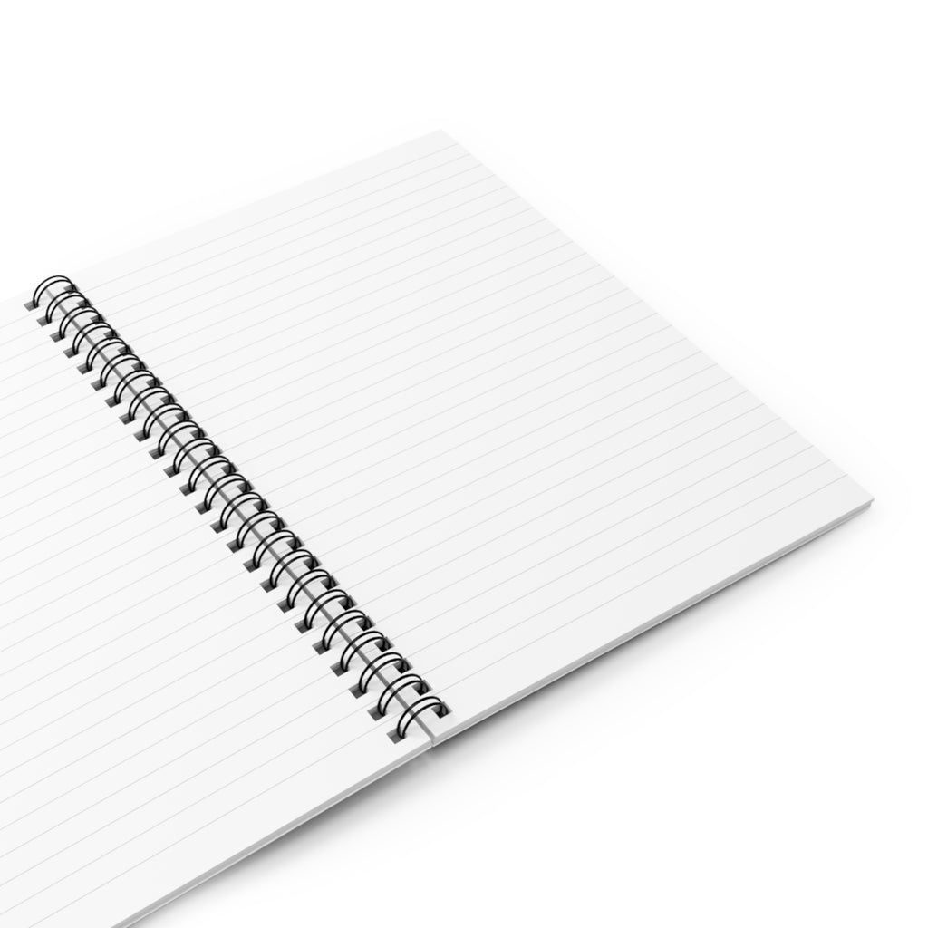 "Badasses Only" - Spiral Hot Pink Ruled Notebook