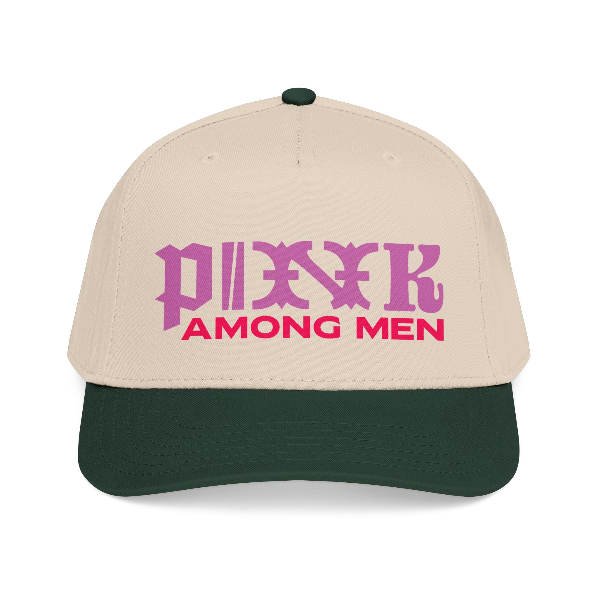 Baseball Cap — “Pink Among Men” Retro Logo Hat