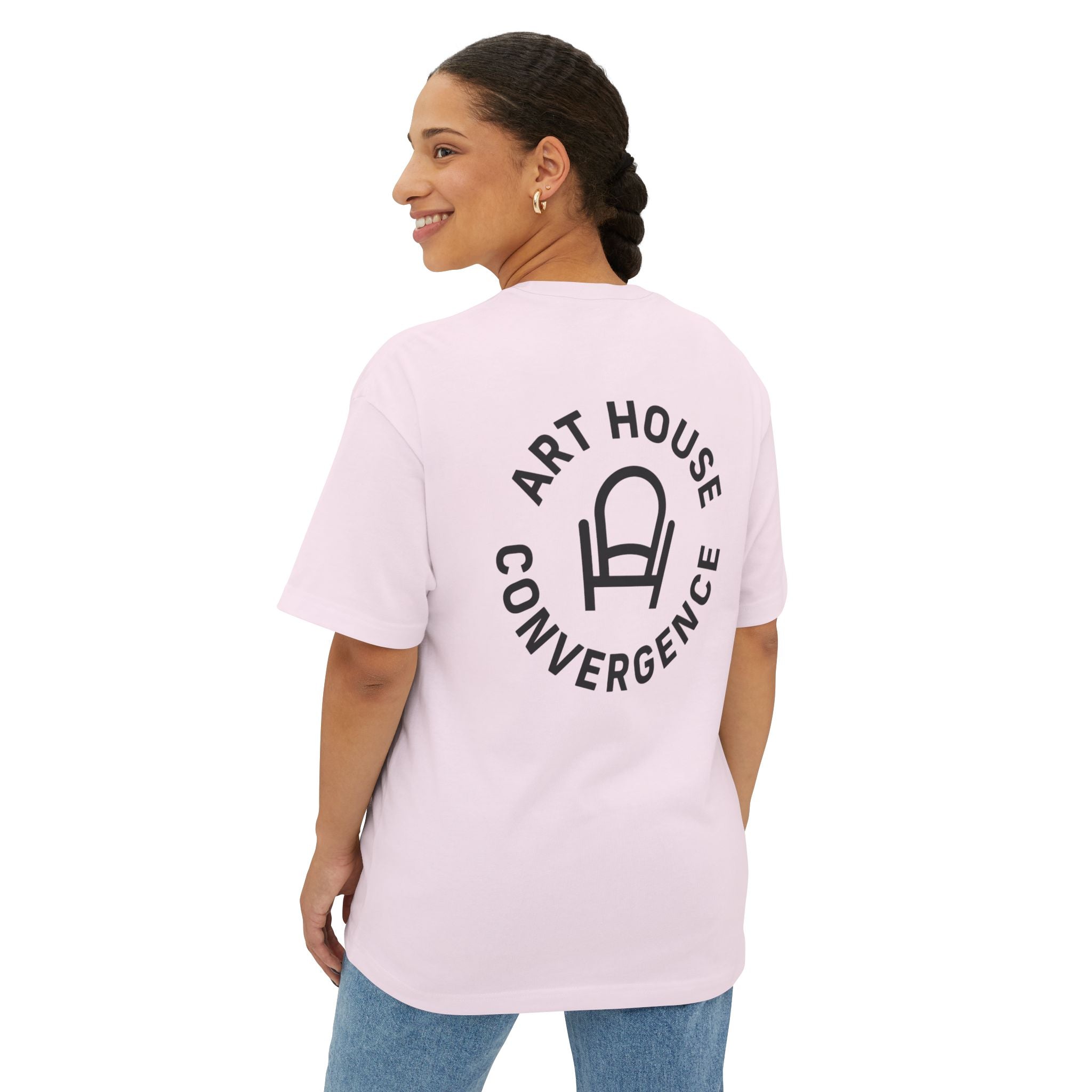 Art House Convergence - Theatrical Windows Rule! A Cinema Lovers Unisex Oversized Boxy Tee