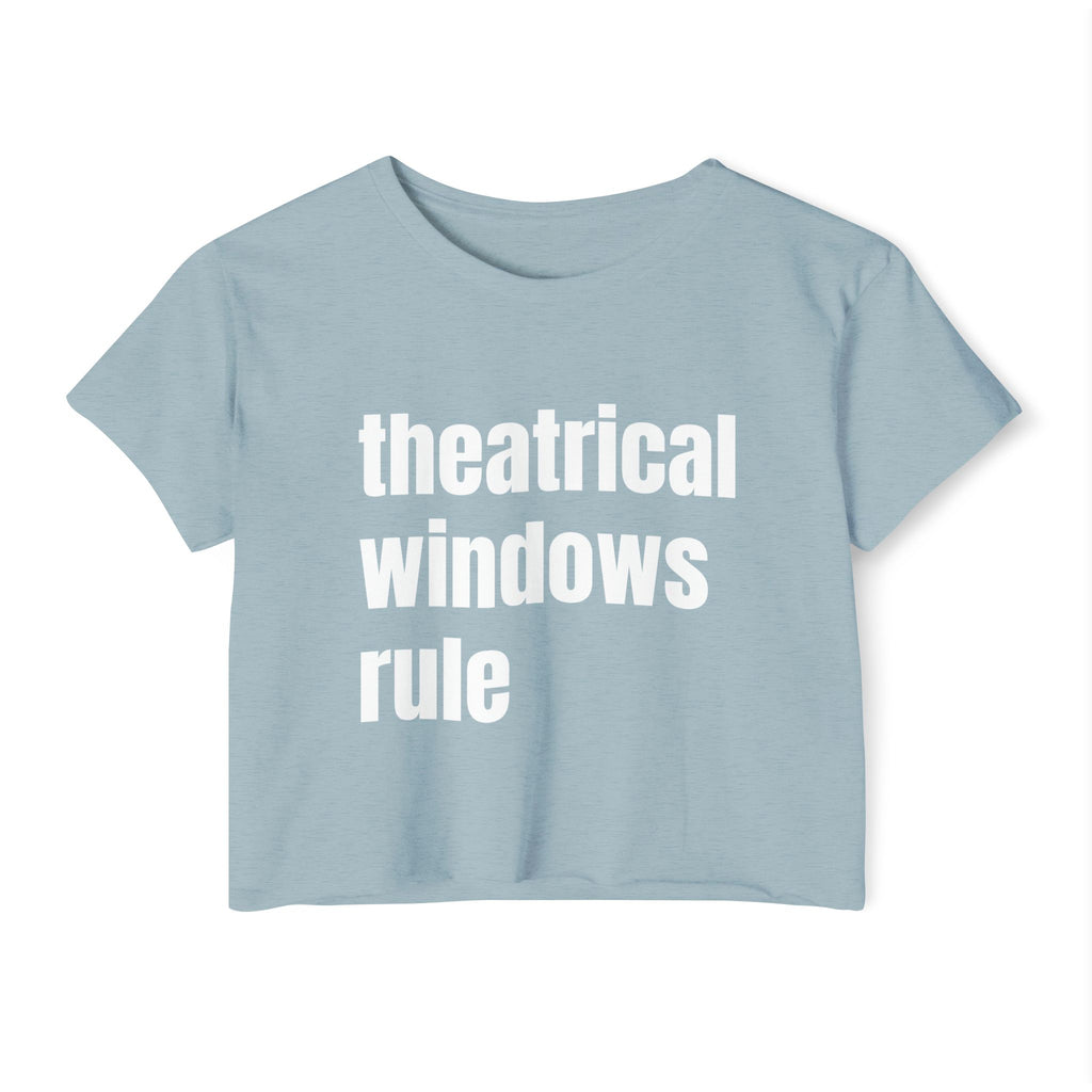 Theatrical Windows Rule Crop Top
