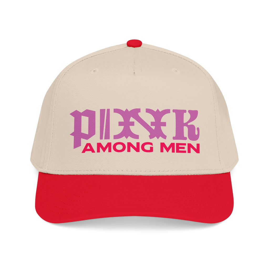 Baseball Cap — “Pink Among Men” Retro Logo Hat