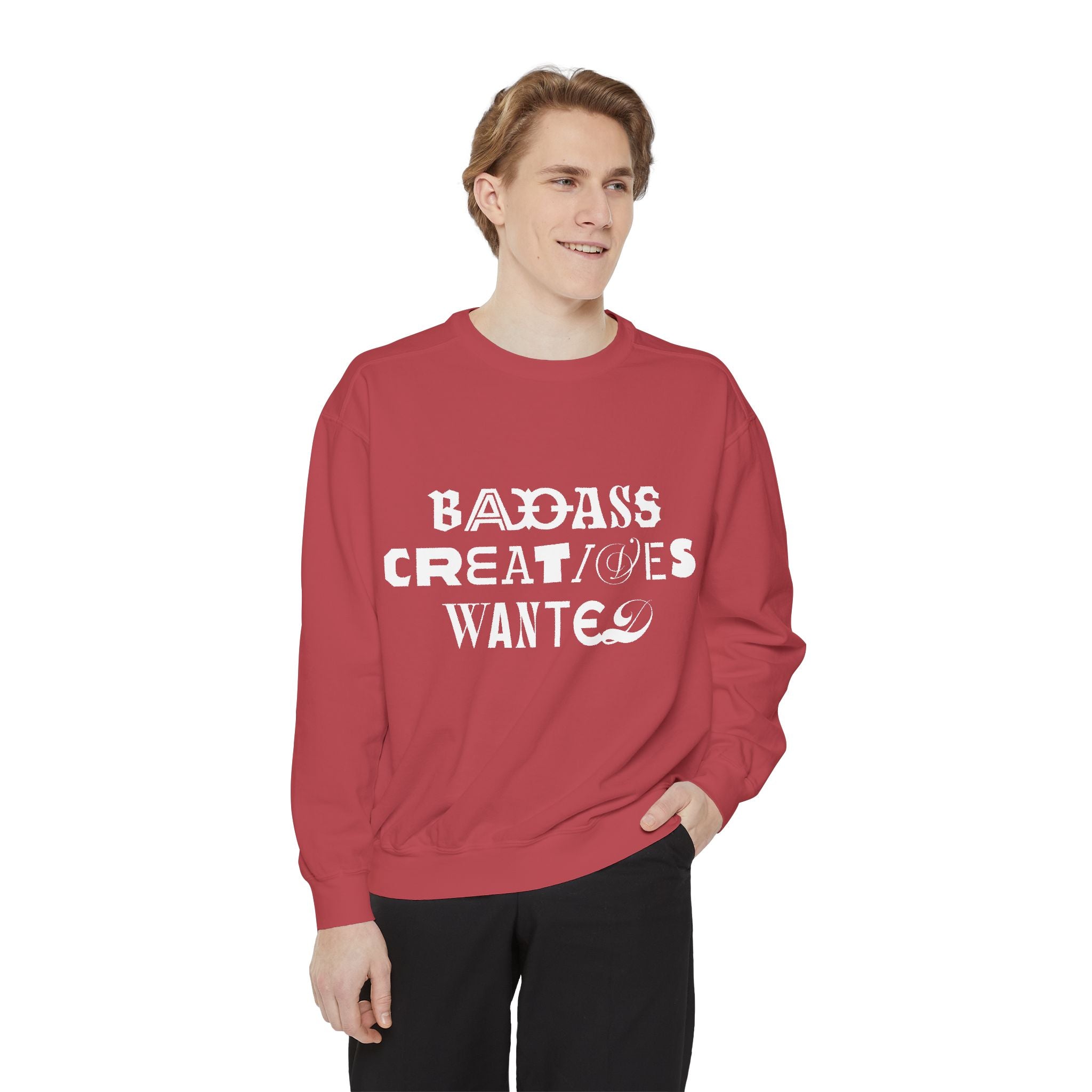 "Badass Creatives Wanted" - Classic Crewneck Pullover